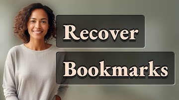 How Can I Quickly Recover Deleted Safari Bookmarks on iPhone?