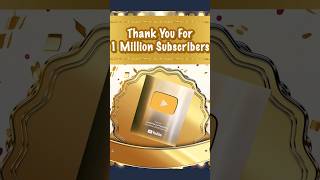 Thank You for 1 Million Subscribers! (Short 1) #shorts #music #musicvideo