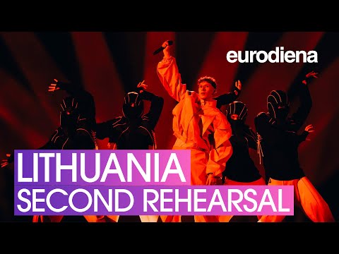 Silvester Belt - Luktelk - Second Rehearsal - Lithuania - Eurovision 2024