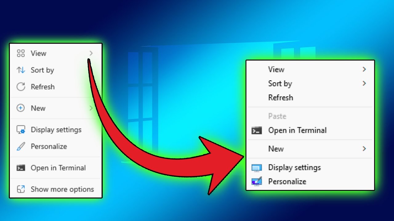 How to get the OLD context menu in windows 11 - YouTube