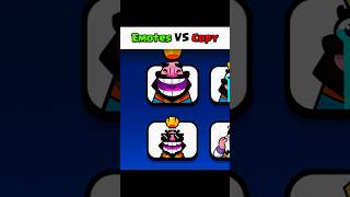 Clash Royale Emotes VS Copy (Part - 41) 😁😎
