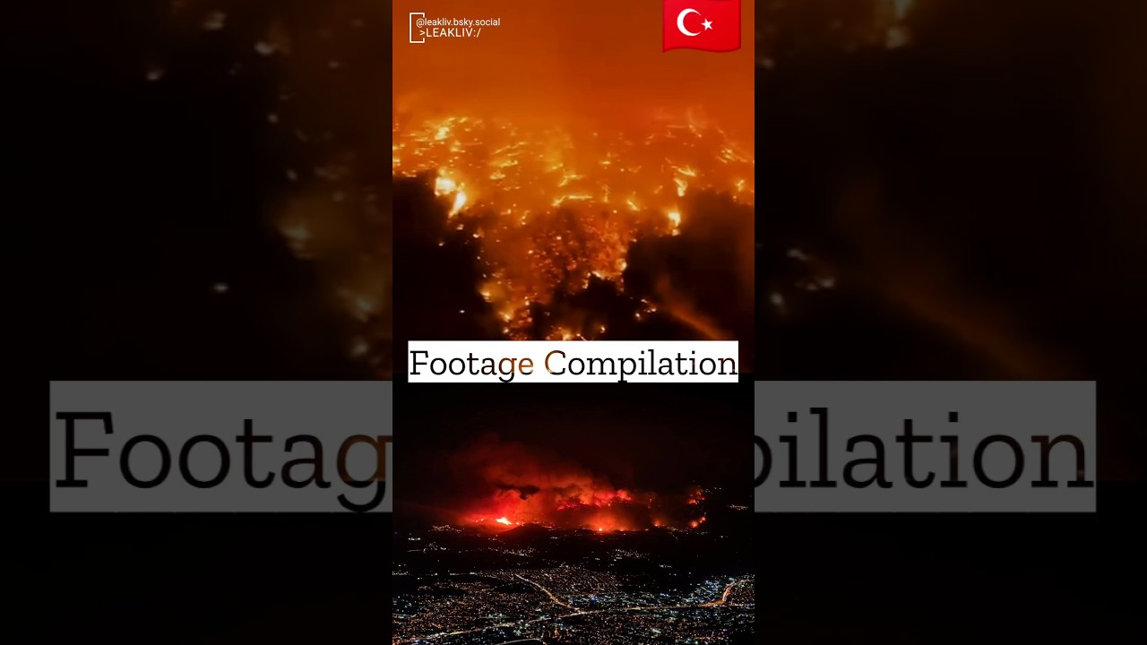 🇹🇷 Bursa Wildfires: Mass Evacuations and Casualties Reported in Northwest Turkey | Breaking News