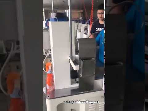 Automatic cable cutting stripping crimping and insert Waterproof plug machine