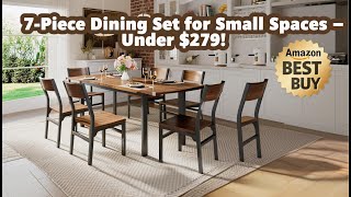 Best 7-Piece Dining Table Set for Small Spaces! (2025 Review)