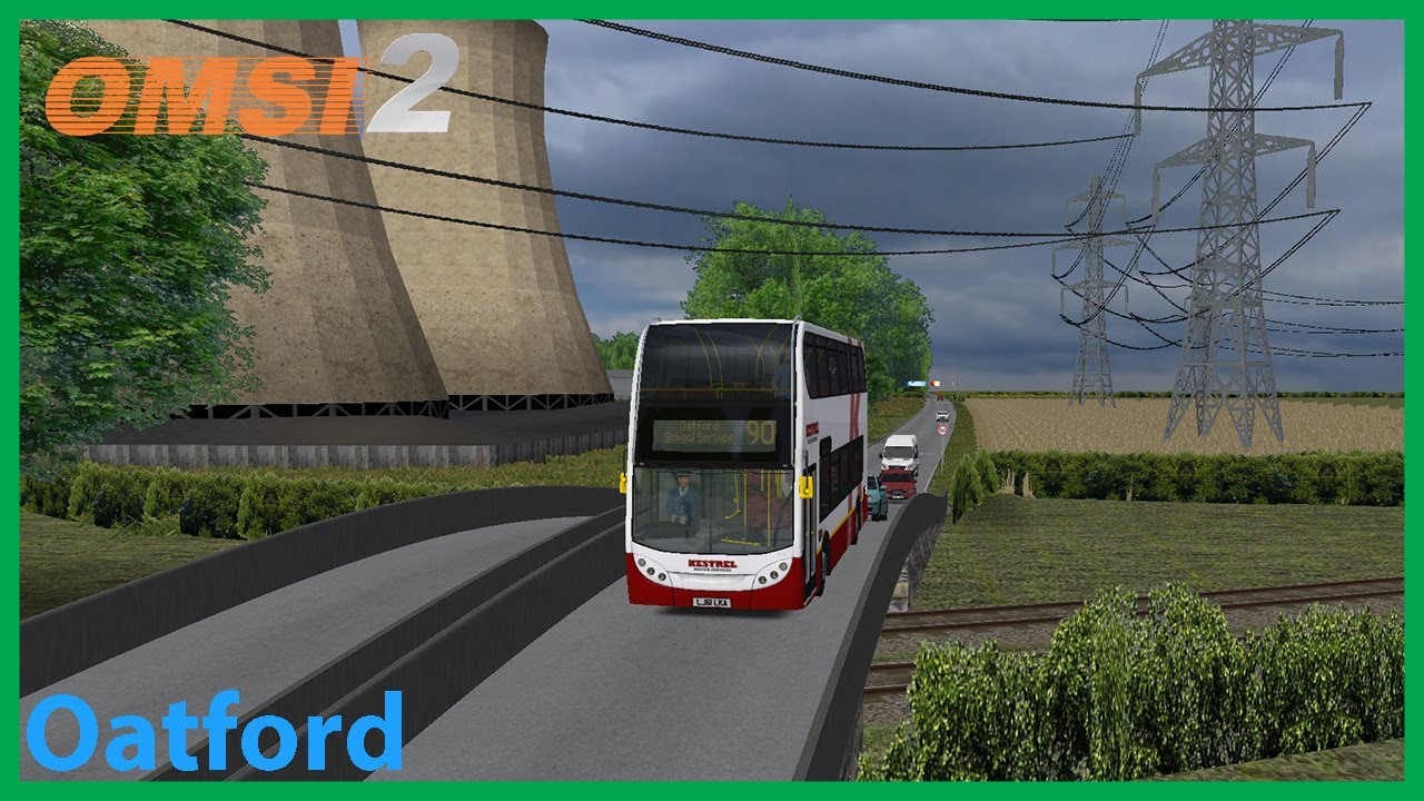 Omsi 2 Oatford route 90 *Thrash* crazy driving bus takes off