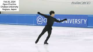 Yuma Kagiyama 4F (23-24 season, practice and competition, successful attempts only)