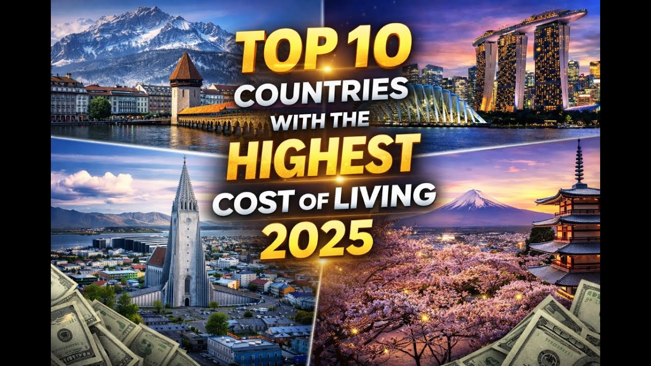 Top 10 Most Expensive Countries on Earth | 2025