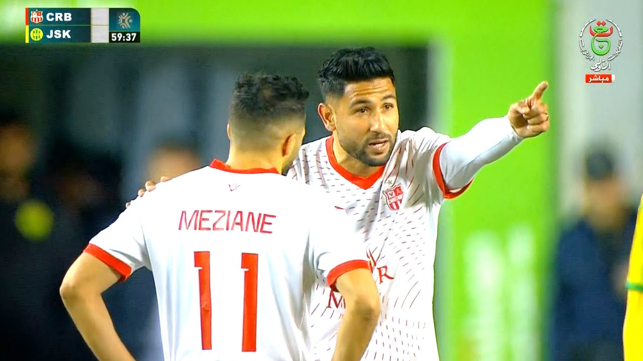 ملخص مباراة شباب بلوزداد و شبيبة القبائل | قمة مثيرة | الدوري الجزائري 21-1-2025 CRB vs JSK