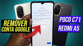 Como Remover Conta Google no Xiaomi Poco C71 e Redmi A5