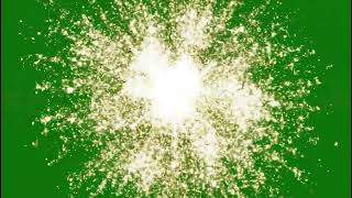 Intense Green Screen Sparkles Burst: Free VFX Overlay for Editors