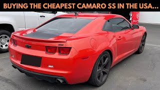 Покупка самого дешевого Camaro SS в США... вроде того