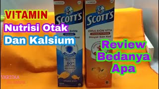 Review Vitamin Harian Anak - Perbedaan Scott Emulsion Original VS Scott Emulsion Vita Jeruk -