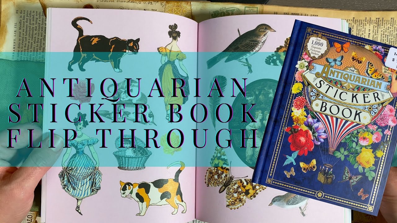 The Antiquarian Sticker Book: Over 1,000 Exquisite Victorian