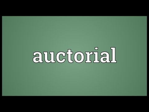Header of auctorial