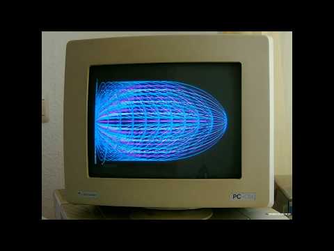 CGA Graphics Demo   Assembly Language