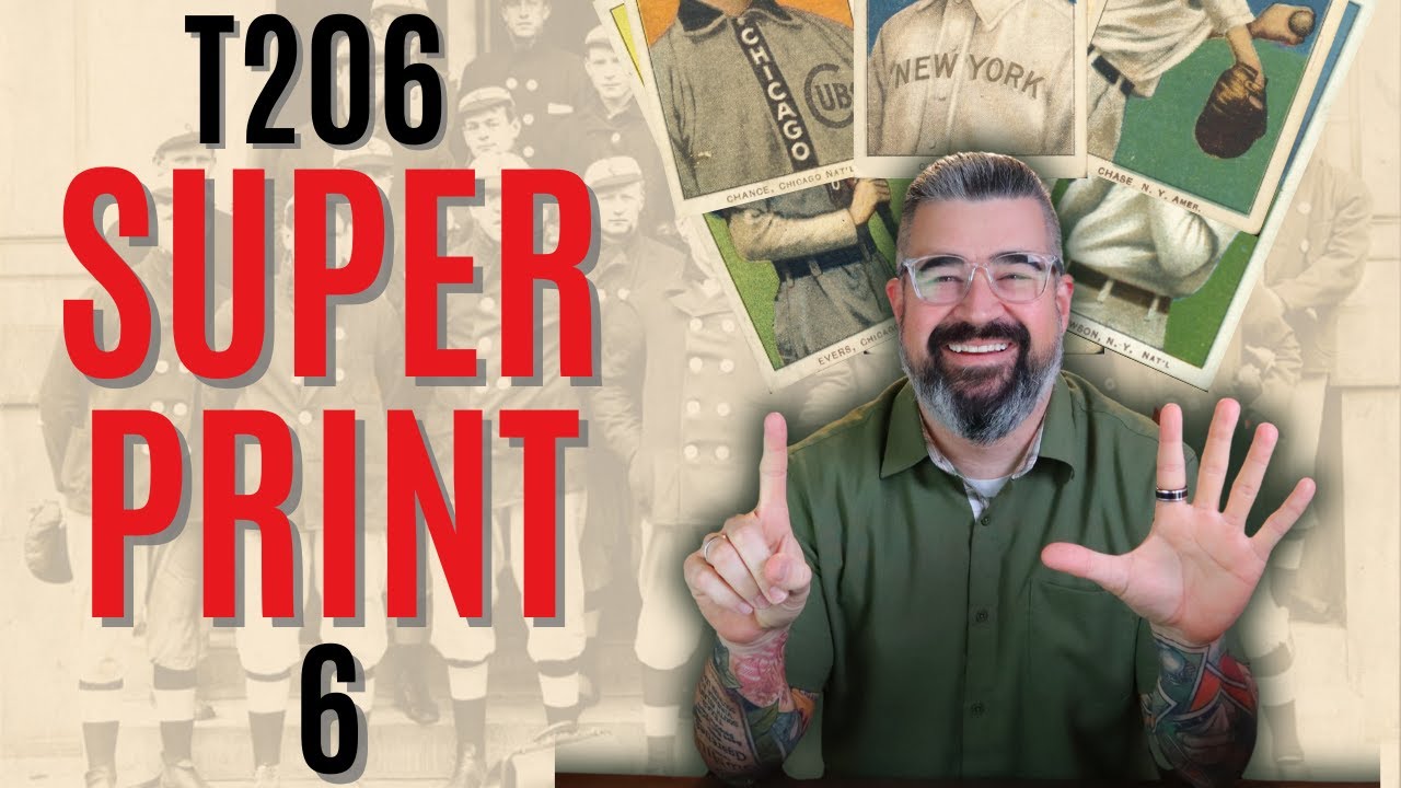 The 6 MOST Printed & Available T206 Cards In The Set! - YouTube