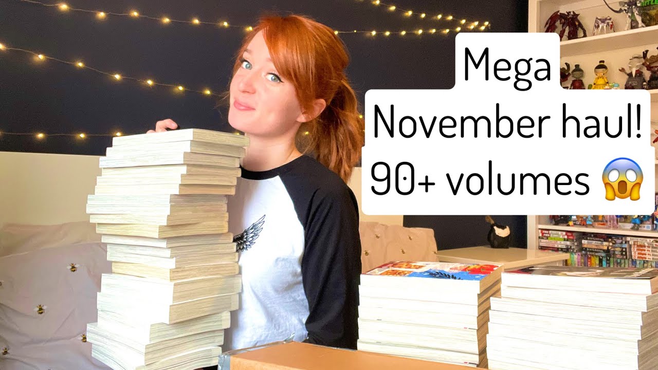Mega November Haul! 90+ volumes! Huge surprise/accidental purchase 🙈