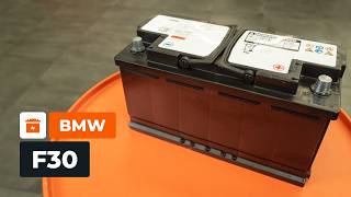 Cum se înlocuiește bateria auto la BMW F30 [TUTORIAL AUTODOC]