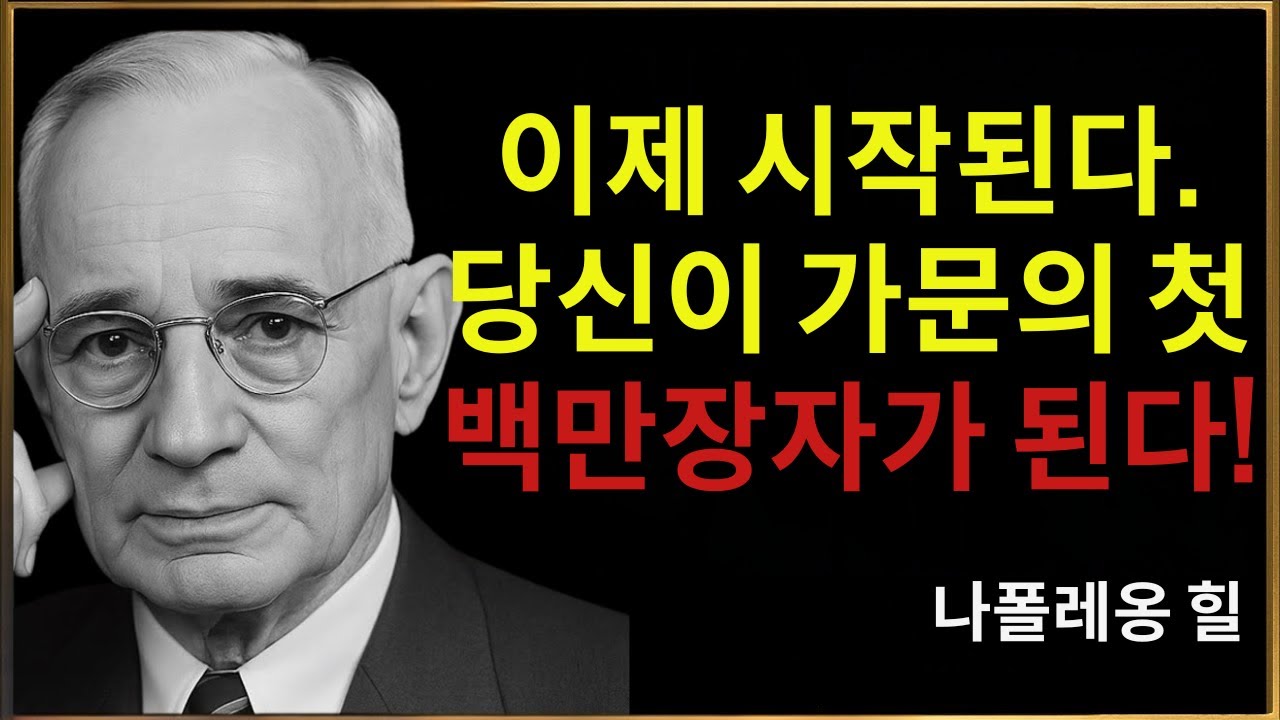 하나님이 당신을 가문의 첫 백만장자로 세우려 하고 있습니다 – 나폴레온 힐
