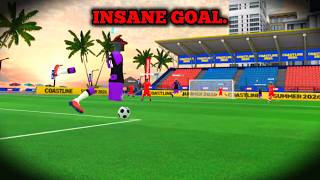 GOALKEEPER SCORES A SCREAMER FROM HIS OWN BOX...