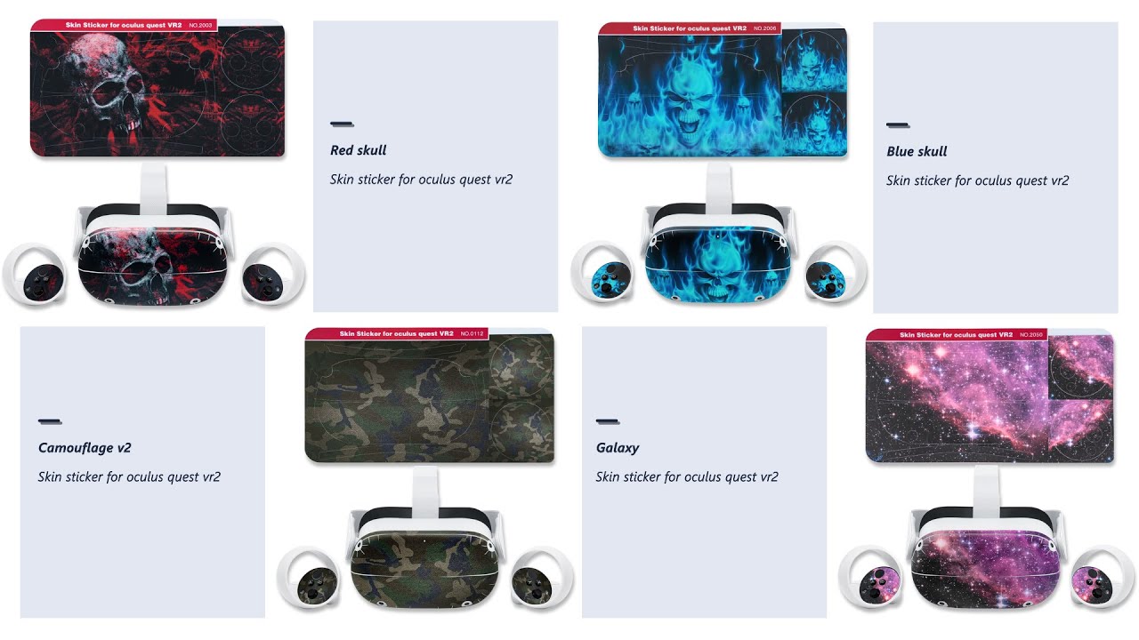 Mcbazel Pattern Series Customized Skin Sticker for Oculus Quest 2