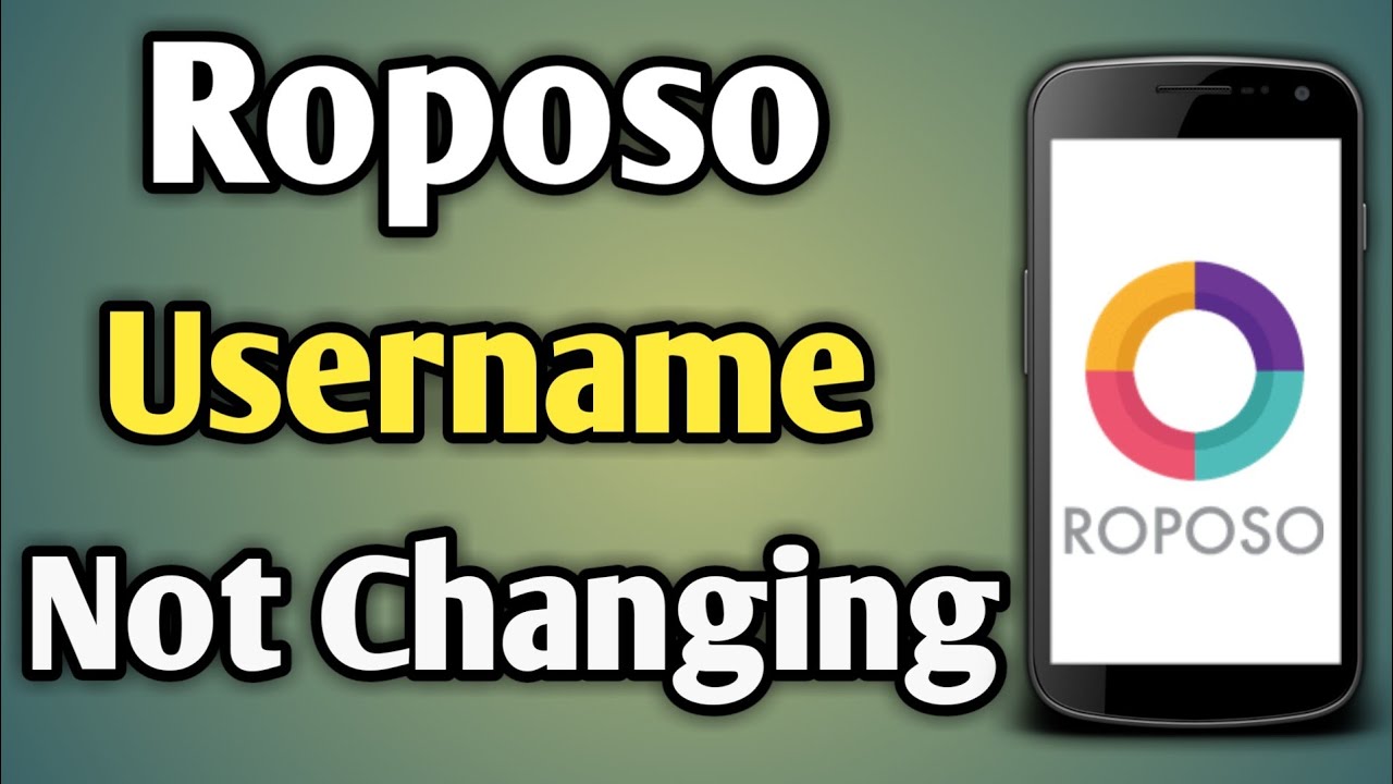 Can t Change Username In Roposo Roposo Username Change Problem YouTube