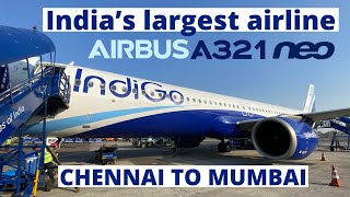 Indigo Economy class | Chennai-Mumbai | world's best low cost airline | Airbus A321neo| Trip report