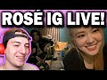 BLACKPINK Rosé Instagram Live REACTION! (May 16th 2020)