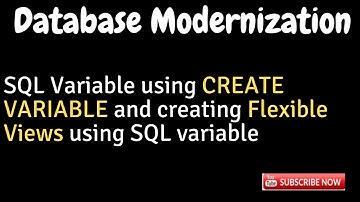 DB2 SQL, IBM i, AS400 Tutorial, iSeries, System i -CREATE VARIBALE & CREATE VIEW using VARIABLE