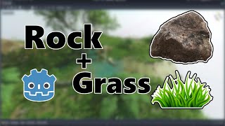 How to create grass , stone and flower in Godot