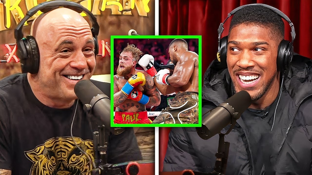 Joe Rogan and Anthony Joshua CAN’T STOP LAUGHING After Jake Paul Gets KO’d