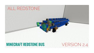 Minecraft Redstone bus #redstonebuilds #minecraft