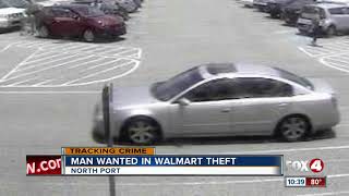 North Port Police search for Walmart thief