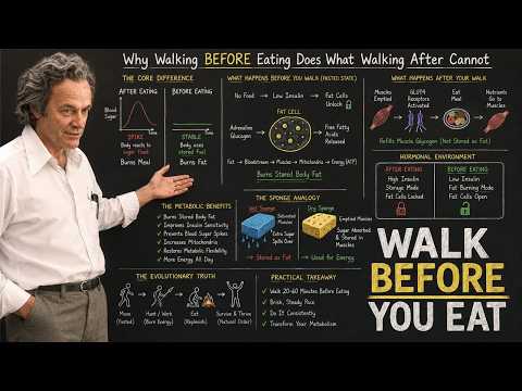 Why Walking BEFORE Eating Does What Walking After Cannot