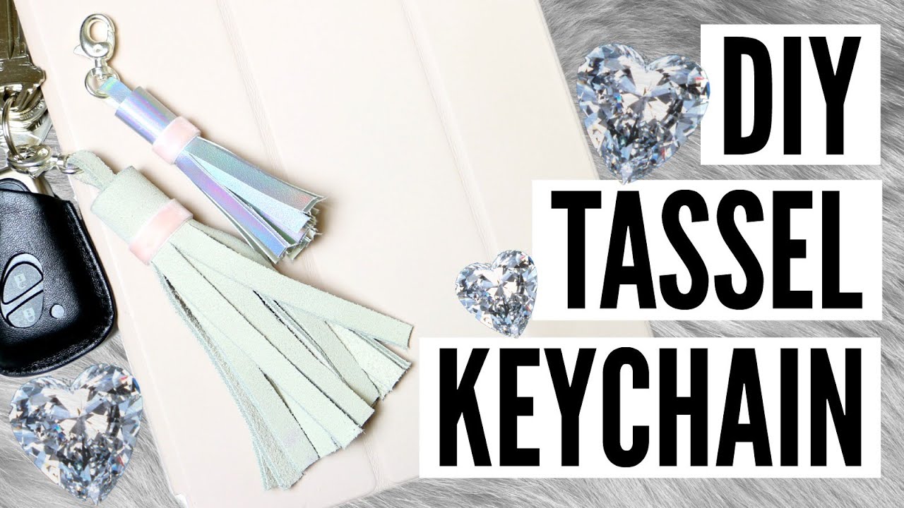 DIY Tassel Keychain, EASY