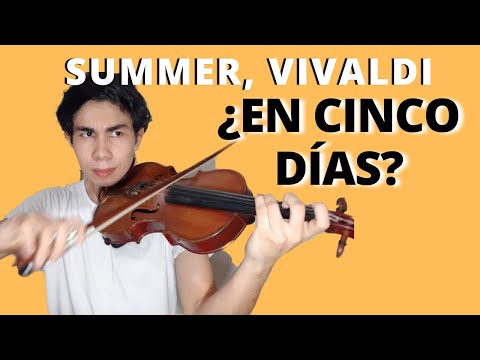 I practice Summer-Vivaldi in 5 days