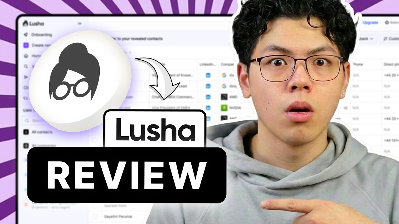Lyusha Lusha Review (2026) – Fast B2B Data, But Is It Accurate Enough? - YouTube
