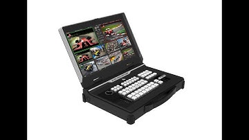 New arrival- 17.3 inch video switcher 8 channel SDI HDMI USB3.0 IP video streaming switcher