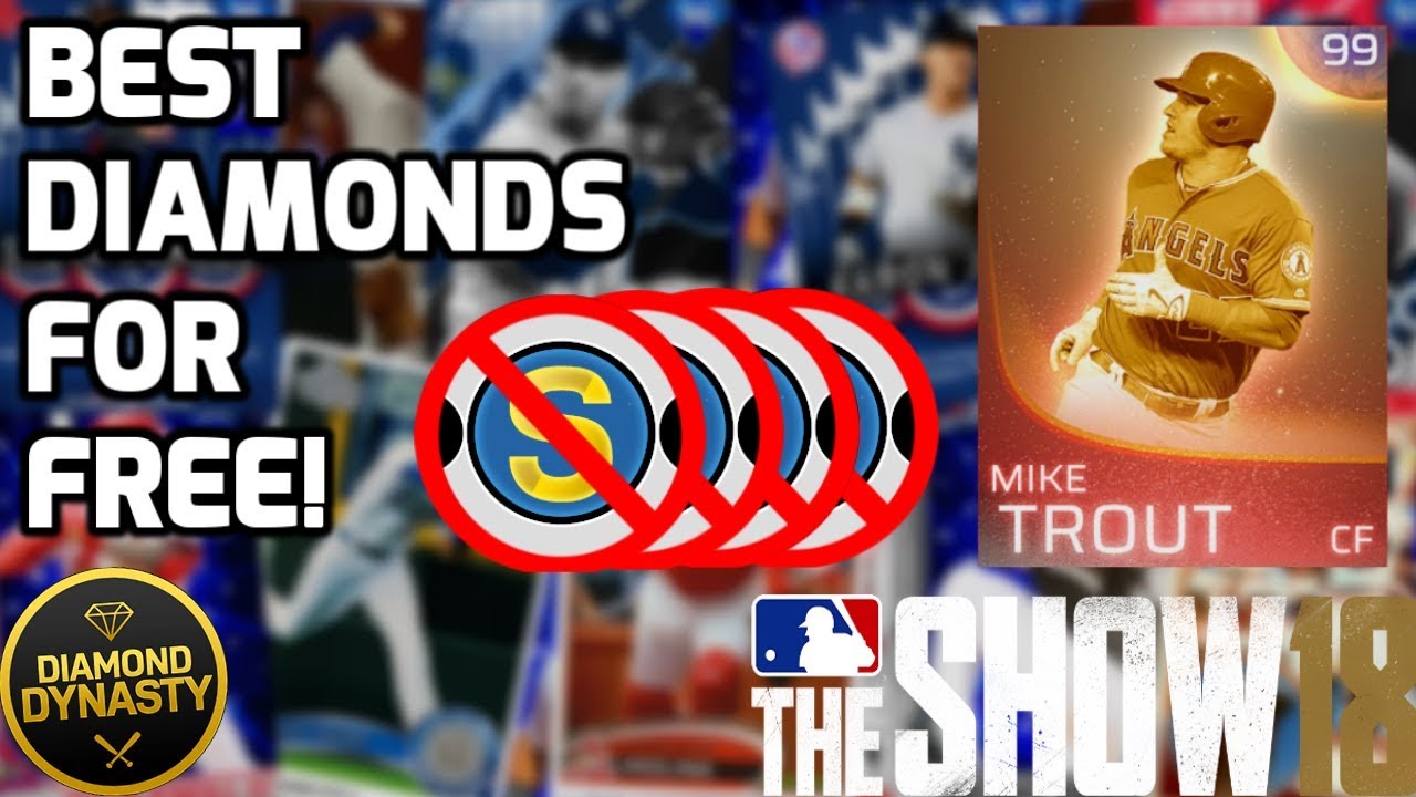 How To Get The Best Diamond Players For FREE Explained! MLB The Show 18 Diamond Dynasty Tips
