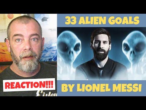 33 ALIEN GOALS by MESSI REACTION