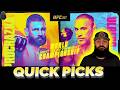 UFC 327 Quick Picks | Prochazka vs Ulberg Predictions