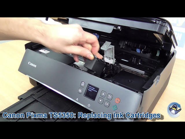 Canon Pixma TS5350: How to Change/Replace Ink Cartridges 