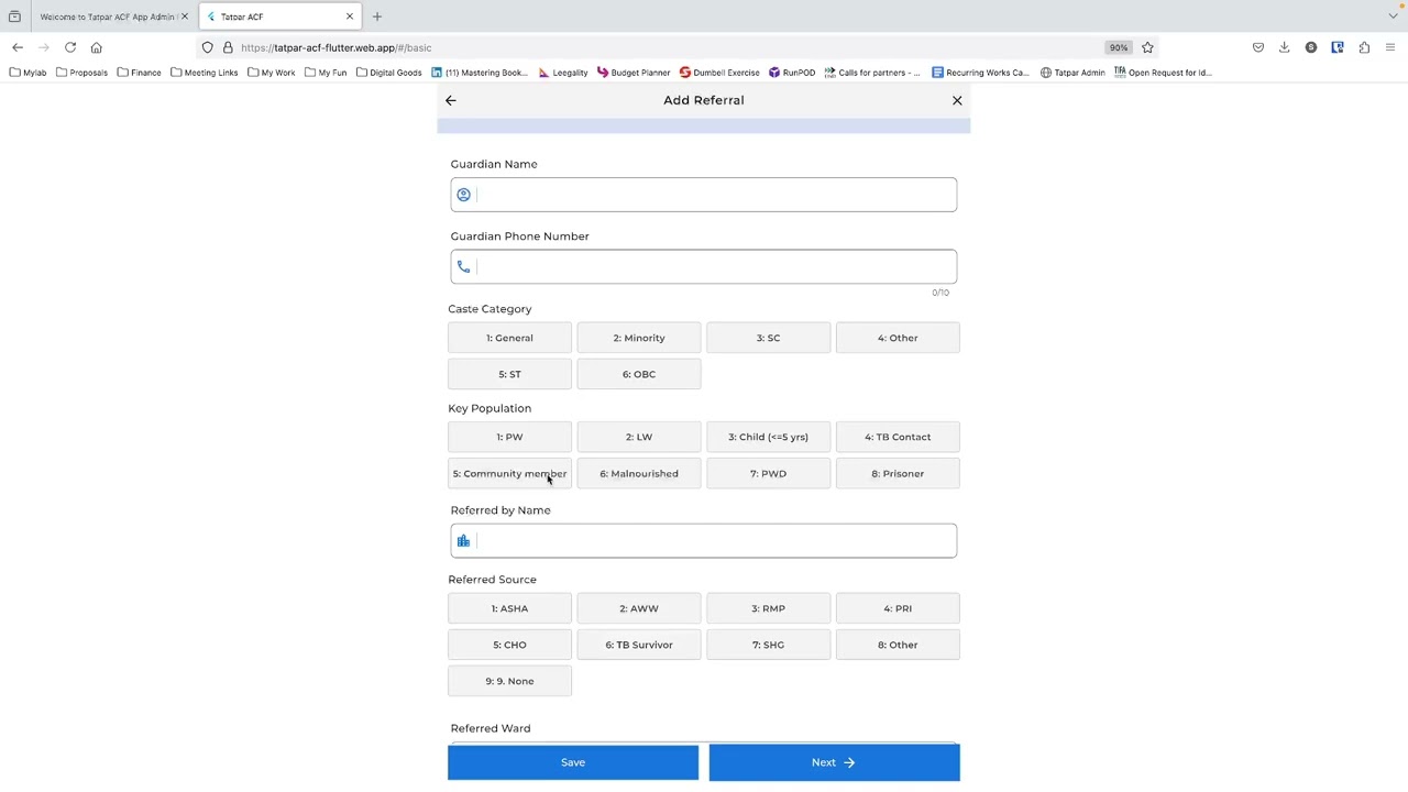 Tatpar App - Changing App fields from Backend
