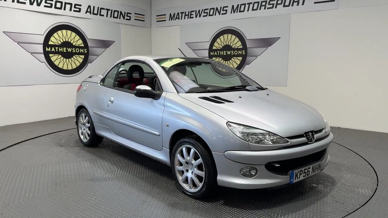 2006 PEUGEOT 206 ALLURE CC | Mathewsons Classic Cars | Auction: 24