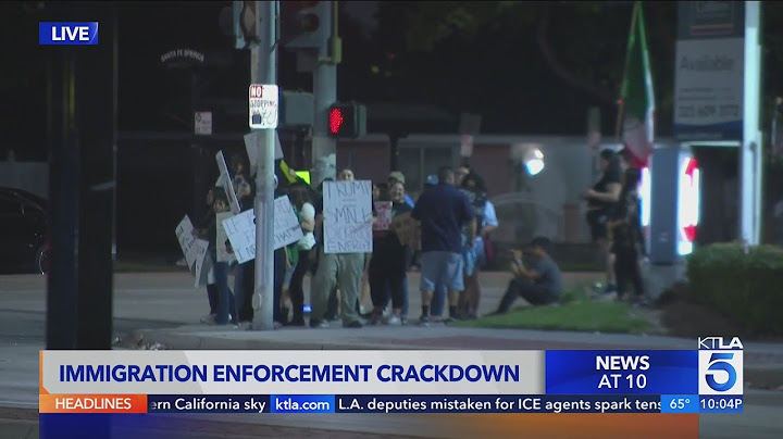 Immigration enforcement crackdown in L.A.