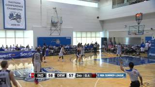Pacers Pull Off A Double Play To End the Quarter!
