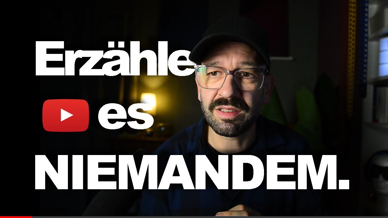 Warum du Freunden NICHT von deinem Kanal erzählen solltest