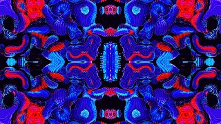 Symmetric Abstract Bright Liquid Ornament Background Video | Footage | Screensaver