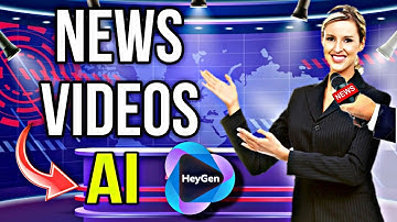How To Create NEWS Videos Using AI for FREE | AI News AVATAR Generator