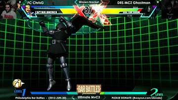 Bar Battles #2 - UMvC3 Winners - FC ChrisG VS DRS MCZ Ghostman